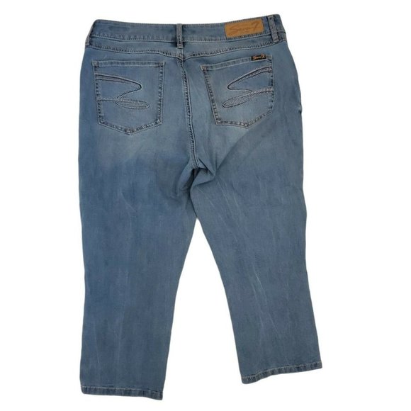 Seven7 Skinny Capri Jeans Women's Size 12 Mid-rise - Picture 4 of 8